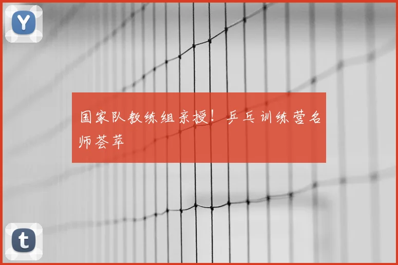 国家队教练组亲授!乒乓训练营名师荟萃